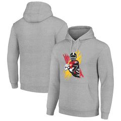 Kansas City Chiefs Starter Player X Fleece Pullover Hoodie - Heather Gray sale