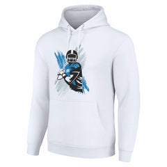 Detroit Lions Starter Player X Fleece Pullover Hoodie - White discount