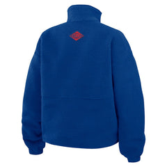 Buffalo Bills WEAR by Erin Andrews Women's Polar Fleece Half-Zip Jacket - Royal online