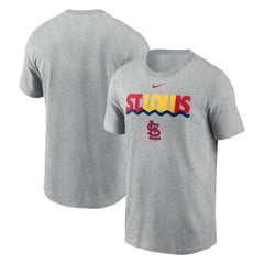 St. Louis Cardinals Local Home Town T-Shirt Heather Charcoal