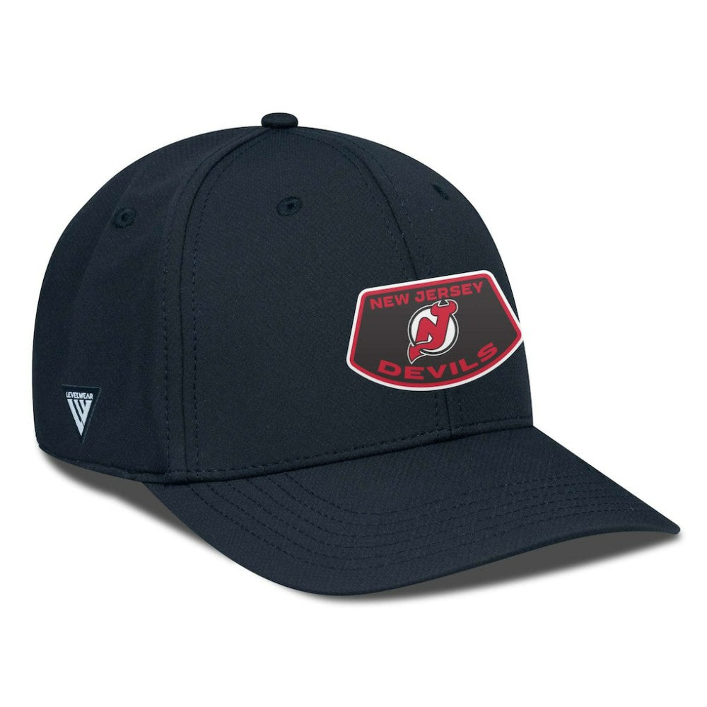 New Jersey Devils Levelwear Rise Skylight Flex Hat - Black Jerseys