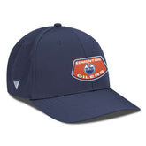 Edmonton Oilers Levelwear Rise Skylight Flex Hat - Navy Hats