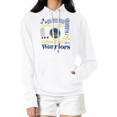 Golden State Warriors G-III 4Her by Carl Banks Women's Team Collage Graphic Fleece Pullover Hoodie sale - White discount