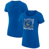 Golden State Warriors G-III 4Her by Carl Banks Women's Super-Slim Fit Lightweight Team Name Collage Graphic T-Shirt sale - Royal online