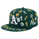 Oakland Athletics Team Confetti 59FIFTY Fitted Hat Green