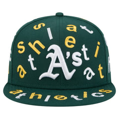 Oakland Athletics Team Confetti 59FIFTY Fitted Hat Green