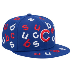 Chicago Cubs Team Confetti 59FIFTY Fitted Hat Royal