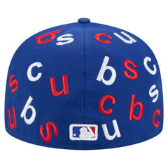 Chicago Cubs Team Confetti 59FIFTY Fitted Hat Royal