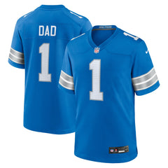 Number 1 Dad Detroit Lions Game Jersey - Blue sale