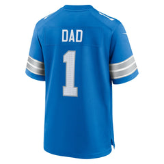 Number 1 Dad Detroit Lions Game Jersey - Blue sale