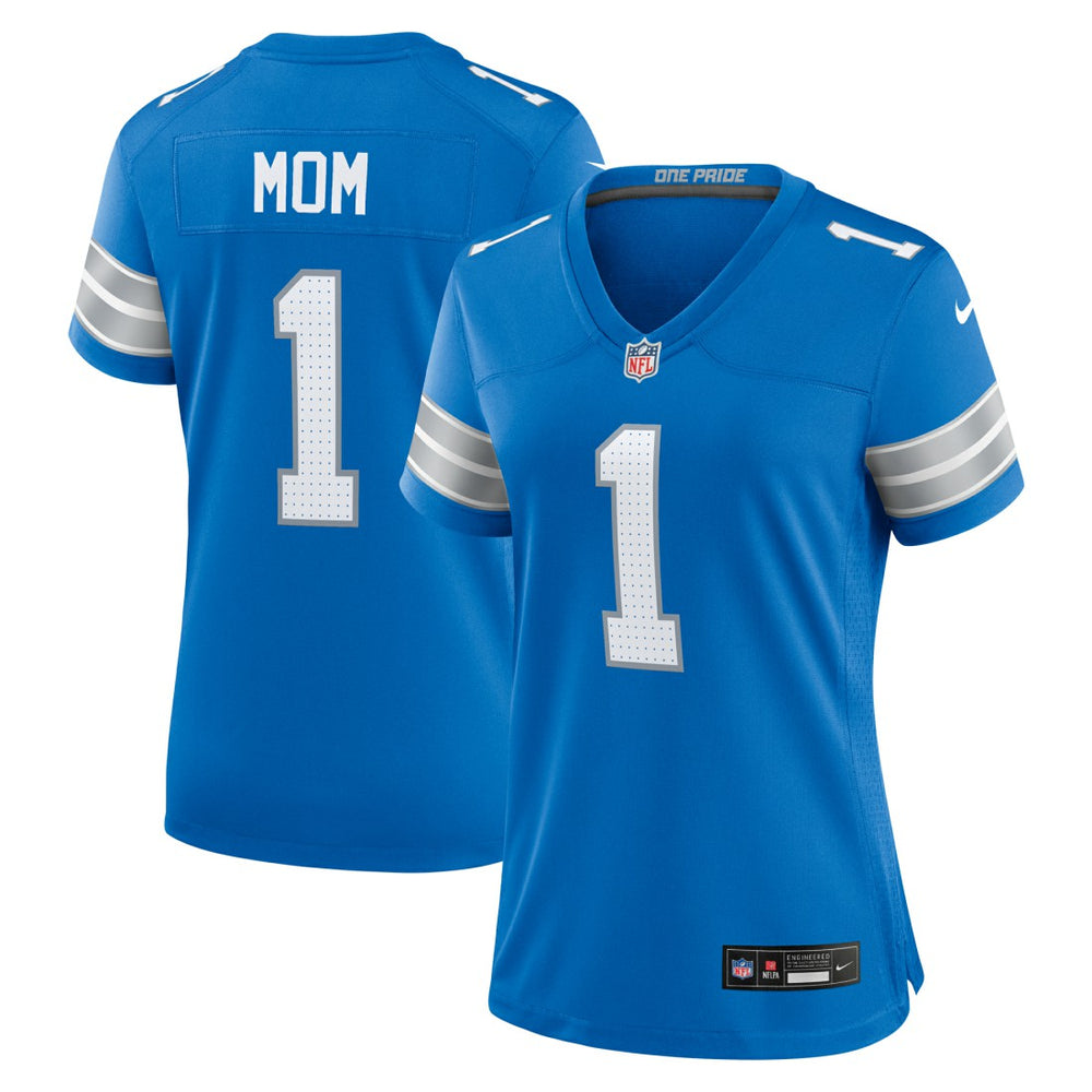 Number 1 Mom Detroit Lions Game Jersey - Blue online