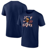 Jose Altuve Houston Astros Hometown Caricature T-Shirt Navy