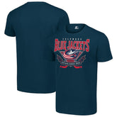 Columbus Blue Jackets Starter Team Logo Graphic T-Shirt - Navy T-shirts