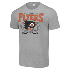 Philadelphia Flyers Starter Team Logo Graphic T-Shirt - Heather Gray T-shirts