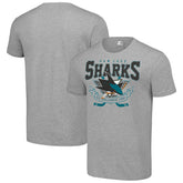 San Jose Sharks Starter Team Logo Graphic T-Shirt - Heather Gray T-shirts