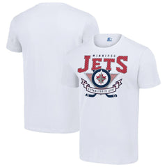 Winnipeg Jets Starter Team Logo Graphic T-Shirt - White T-shirts