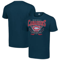 Montreal Canadiens Starter Team Logo Graphic T-Shirt - Navy T-shirts