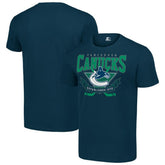 Vancouver Canucks Starter Team Logo Graphic T-Shirt - Navy T-shirts