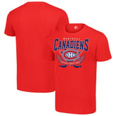 Montreal Canadiens Starter Team Logo Graphic T-Shirt - Red T-shirts