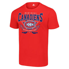 Montreal Canadiens Starter Team Logo Graphic T-Shirt - Red T-shirts