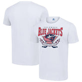 Columbus Blue Jackets Starter Team Logo Graphic T-Shirt - White T-shirts
