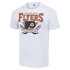 Philadelphia Flyers Starter Team Logo Graphic T-Shirt - White T-shirts