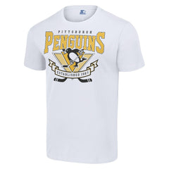 Pittsburgh Penguins Starter Team Logo Graphic T-Shirt - White T-shirts
