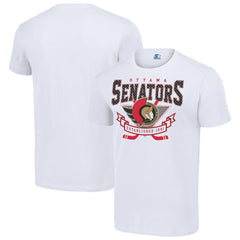 Ottawa Senators Starter Team Logo Graphic T-Shirt - White T-shirts