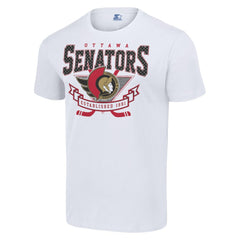 Ottawa Senators Starter Team Logo Graphic T-Shirt - White T-shirts