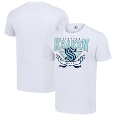 Seattle Kraken Starter Team Logo Graphic T-Shirt - White T-shirts