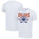 Edmonton Oilers Starter Team Logo Graphic T-Shirt - White T-shirts