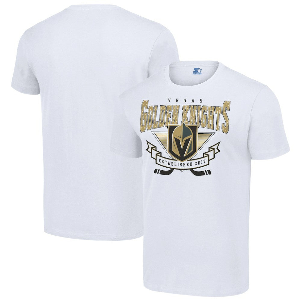 Vegas Golden Knights Starter Team Logo Graphic T-Shirt - White T-shirts