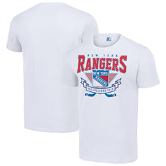 New York Rangers Starter Team Logo Graphic T-Shirt - White T-shirts