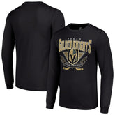 Vegas Golden Knights Starter Team Logo Graphic Long Sleeve T-Shirt - Black T-shirts