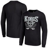 Los Angeles Kings Starter Team Logo Graphic Long Sleeve T-Shirt - Black T-shirts