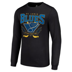 St. Louis Blues Starter Team Logo Graphic Long Sleeve T-Shirt - Black T-shirts
