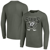 Dallas Stars Starter Team Logo Graphic Long Sleeve T-Shirt - Olive T-shirts