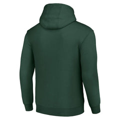 Dallas Stars Starter Team Logo Graphic Fleece Tri-Blend Pullover Hoodie - Olive Hoodies