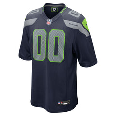 Seattle Seahawks Custom Game Jersey - College Navy sale