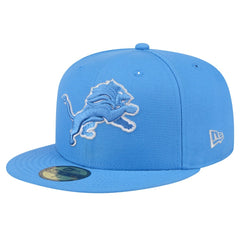 Detroit Lions New Era Omaha 59FIFTY Fitted Hat - Blue on sale