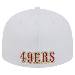 San Francisco 49ers New Era Omaha Low Profile 59FIFTY Fitted Hat - White sale