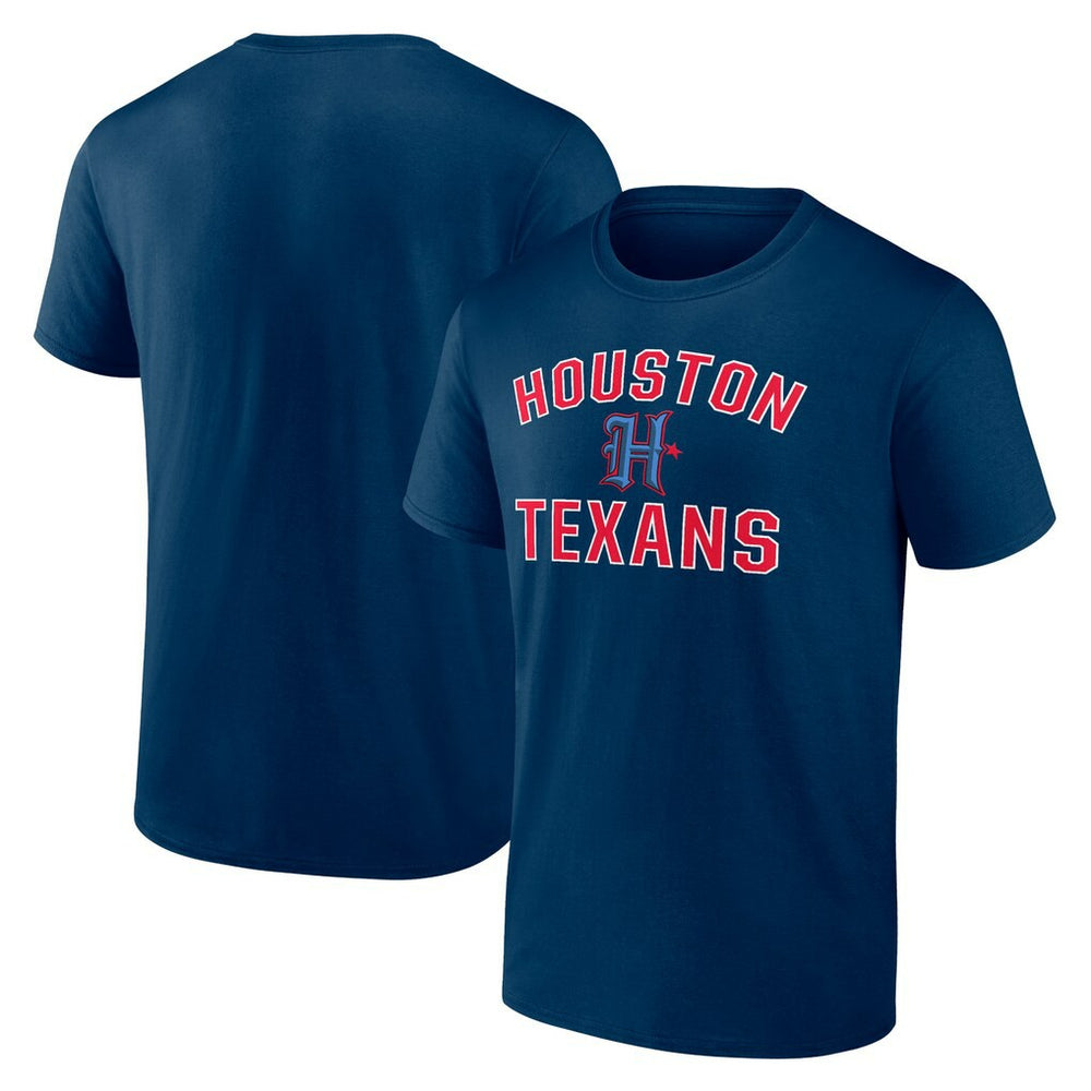 Houston Texans Secondary Logo Victory Arch T-Shirt - Navy cheap