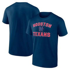 Houston Texans Secondary Logo Victory Arch T-Shirt - Navy cheap