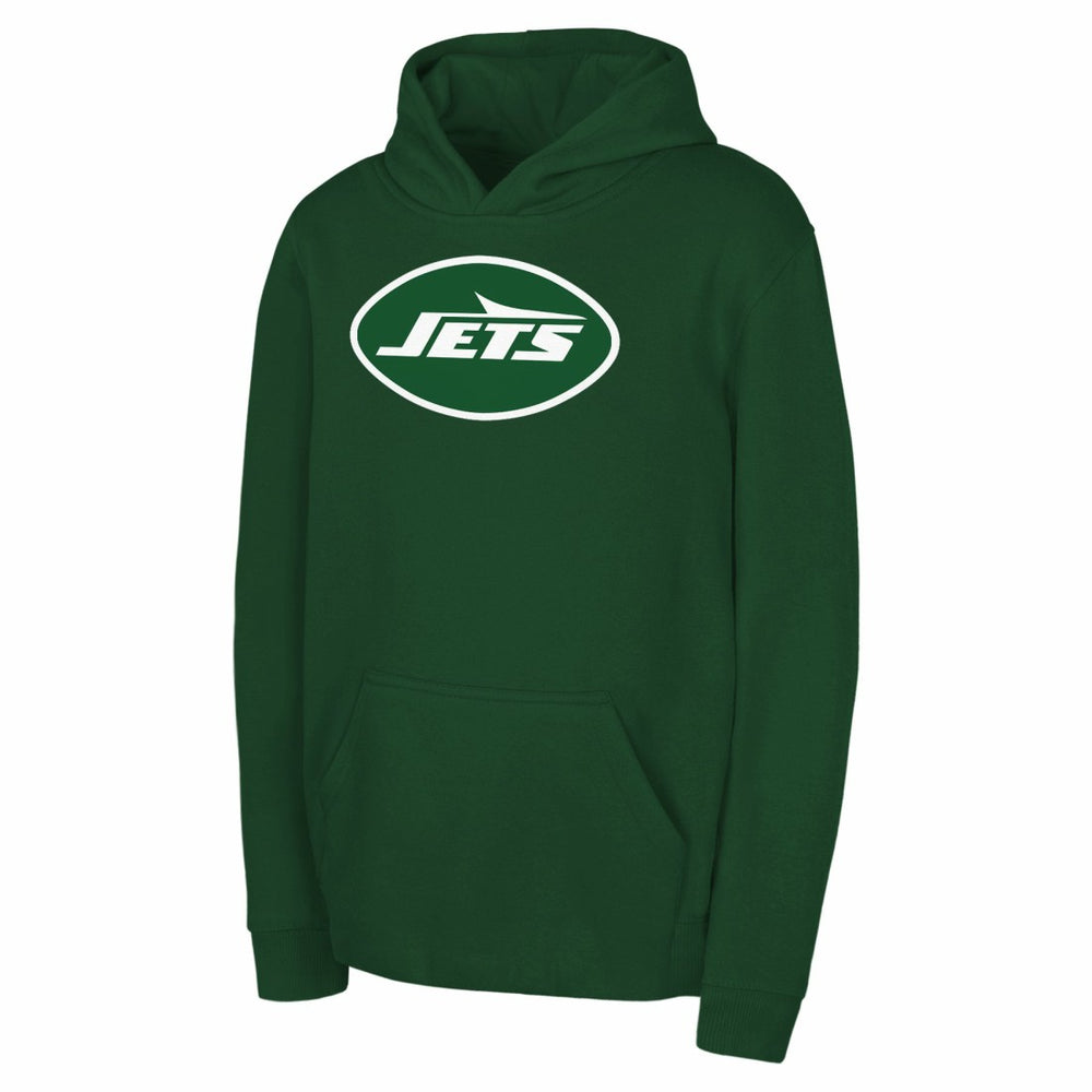 New York Jets Youth Team Logo Pullover Hoodie - Green online