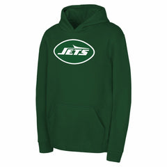 New York Jets Youth Team Logo Pullover Hoodie - Green online