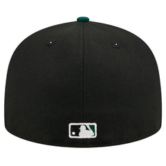 Athletics Shadow Stitch 59FIFTY Fitted Hat Black