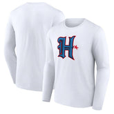 Houston Texans Secondary Logo Long Sleeve T-Shirt - White sale