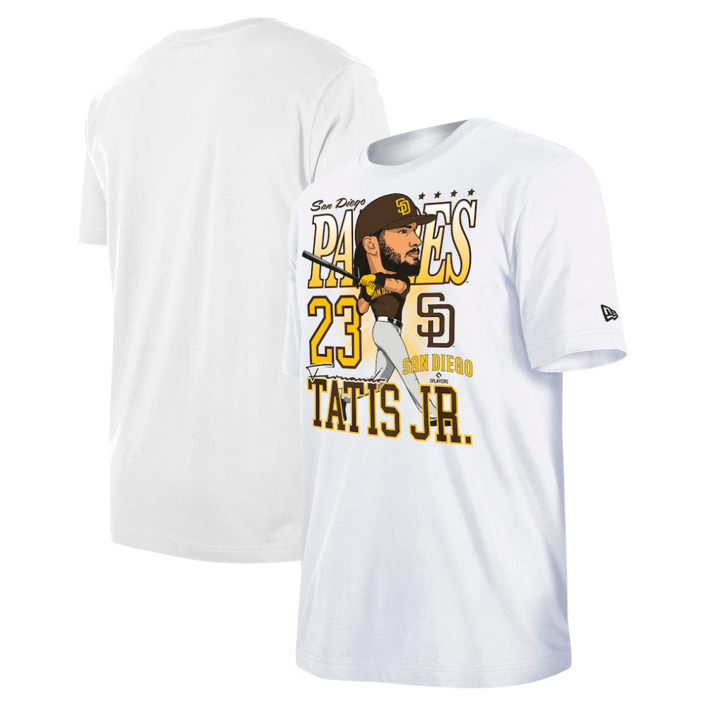 Fernando Tatis Jr. San Diego Padres Caricature T-Shirt White