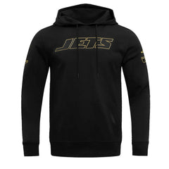 New York Jets Pro Standard Classic Chenille Pullover Hoodie - Black on sale