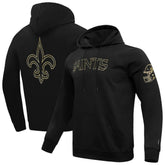 New Orleans Saints Pro Standard Classic Chenille Pullover Hoodie - Black online